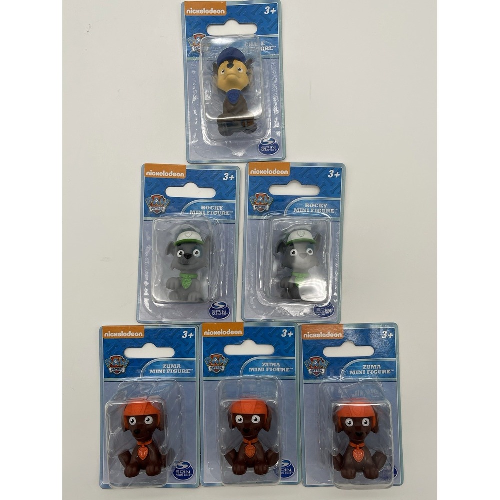 Nickelodeon Paw‎ Patrol Mini 2 in. Figures by Spin Master NIB 6 in total